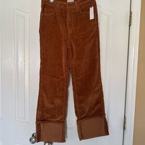 Pilcro Brown Corduroy Pants
